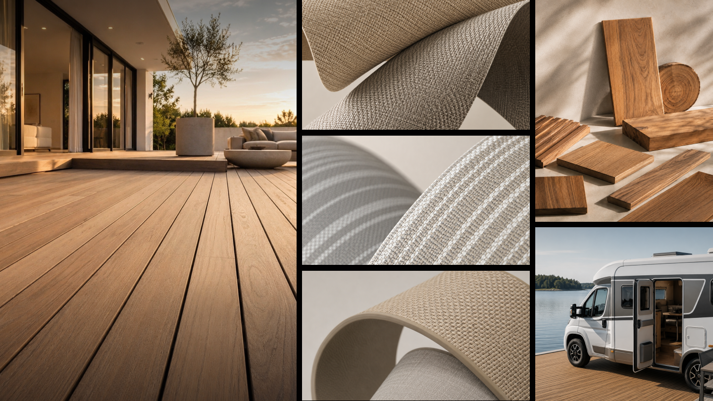 Anders brand wordmark in white placed on top of an image of a modern interior design.